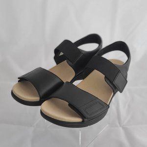 Aravon Beaumont two strap sandals black 11D